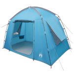 vidaXL Stan chata so strechou Modrá 210 x 210 x 138 cm Polyester – Obrázok 2