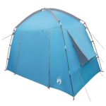 vidaXL Stan chata so strechou Modrá 210 x 210 x 138 cm Polyester – Obrázok 3