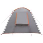 vidaXL Stan chata Šedá a oranžová 210 x 210 x 138 cm Polyester – Obrázok 6