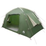 vidaXL Stan chata so strechou Zelená 300 x 210 x 156 cm Polyester – Obrázok 2