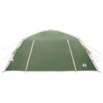vidaXL Stan chata so strechou Zelená 400 x 210 x 180 cm Polyester – Obrázok 5