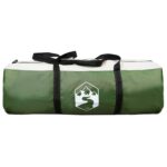 vidaXL Stan chata so strechou Zelená 400 x 210 x 180 cm Polyester – Obrázok 8
