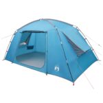 vidaXL Stan chata so strechou Modrá 400 x 210 x 180 cm Polyester – Obrázok 2