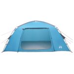 vidaXL Stan chata so strechou Modrá 400 x 210 x 180 cm Polyester – Obrázok 4