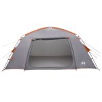 vidaXL Stan chata Šedá a oranžová 400 x 210 x 180 cm Polyester – Obrázok 4