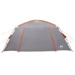 vidaXL Stan chata Šedá a oranžová 400 x 210 x 180 cm Polyester – Obrázok 5