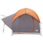 vidaXL Auto Stan Šedá a oranžová 239 x 210 x 210 cm Polyester a oceľ – Obrázok 5