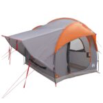 vidaXL Auto Stan Šedá a oranžová 239 x 210 x 210 cm Polyester a oceľ – Obrázok 7