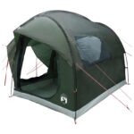 vidaXL Auto Stan Armádna zelená 239 x 210 x 210 cm Polyester a oceľ – Obrázok 2