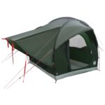 vidaXL Auto Stan Armádna zelená 239 x 210 x 210 cm Polyester a oceľ – Obrázok 7
