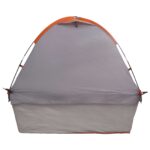 vidaXL Auto Stan Šedá a oranžová 200 x 170 x 170 cm Polyester a oceľ – Obrázok 6