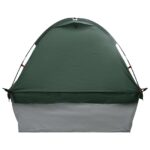 vidaXL Auto Stan Armádna zelená 200 x 170 x 170 cm Polyester a oceľ – Obrázok 6
