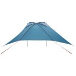 vidaXL Auto Stan so strechou Modrá 308 x 215 x 220 cm Polyester a oceľ – Obrázok 5