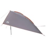 vidaXL Auto Stan Šedá a oranžová 308 x 215 x 220 cm Polyester a oceľ – Obrázok 4