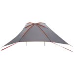 vidaXL Auto Stan Šedá a oranžová 308 x 215 x 220 cm Polyester a oceľ – Obrázok 5