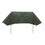 vidaXL Auto Stan Armádna zelená 308 x 215 x 220 cm Polyester a oceľ – Obrázok 3
