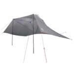 vidaXL Auto Stan Šedá a oranžová 350 x 250 cm Polyester a oceľ – Obrázok 2