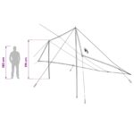 vidaXL Prístrešok na vozidlo Armádna zelená 518 x 580 x 215 cm – Obrázok 11
