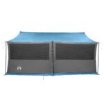 vidaXL Rodinný stan Modrá 450 x 400 x 265 cm Polyester a oceľ – Obrázok 7