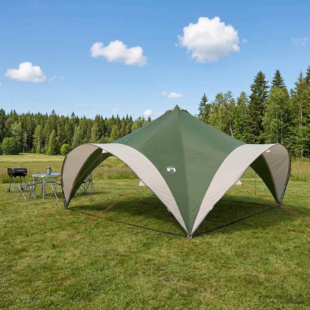 42028607_1.jpg vidaXL Párty stan Zelená 500 x 500 x 350 cm Polyester a oceľ – Obrázok 1