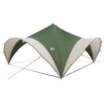 vidaXL Párty stan Zelená 500 x 500 x 350 cm Polyester a oceľ – Obrázok 2