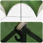 vidaXL Párty stan Zelená 500 x 500 x 350 cm Polyester a oceľ – Obrázok 6