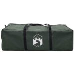 vidaXL Párty stan Armádna zelená 500 x 500 x 350 cm Polyester a oceľ – Obrázok 4