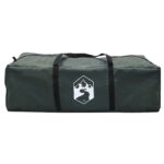 vidaXL Párty stan Armádna zelená 400 x 400 x 320 cm Polyester a oceľ – Obrázok 4