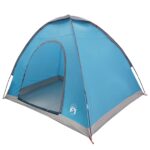 vidaXL Kempingový stan so strechou Modrá 190 x 140 x 105 cm – Obrázok 2
