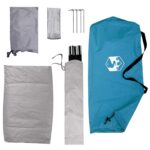 vidaXL Kempingový stan so strechou Modrá 190 x 140 x 105 cm – Obrázok 9