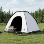 vidaXL Kempingový stan so strechou 185T polyester s PU náterom