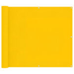 vidaXL Balkónová obrazovka Žltá 100 x 700 cm Oxfordská látka – Obrázok 2