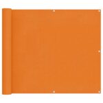 vidaXL Balkónová obrazovka Oranžová 100 x 800 cm Oxfordská látka – Obrázok 2