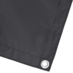 vidaXL Balkónová obrazovka Čierny 75 x 200 cm PU potiahnutý oxford alu – Obrázok 3