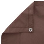vidaXL Balkónová obrazovka Hnedá 110 x 700 cm Oxfordská látka – Obrázok 4
