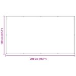 vidaXL Balkónová obrazovka Hnedá 120 x 200 cm Oxfordská látka – Obrázok 7