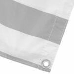 vidaXL Balkónová obrazovka Svetlo šedá a biela 75 x 1000 cm – Obrázok 4