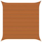 vidaXL Slnečná plachta Oranžová a hnedá 4 x 4 m 100% polyester Oxford – Obrázok 2