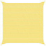 vidaXL Slnečná plachta Žltá a biela 4,5 x 4,5 m 100% polyester Oxford – Obrázok 2