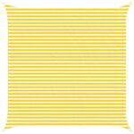 vidaXL Slnečná plachta Žltá a biela 5 x 5 m 100% polyester Oxford – Obrázok 2