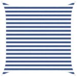 vidaXL Slnečná plachta Modrá a biela 2,5 x 2,5 m 100% polyester Oxford – Obrázok 2