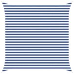 vidaXL Slnečná plachta Modrá a biela 3,6 x 3,6 m 100% polyester Oxford – Obrázok 2
