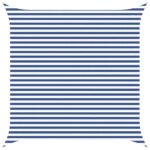 vidaXL Slnečná plachta Modrá a biela 4 x 4 m 100% polyester Oxford – Obrázok 2