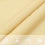 vidaXL Slnečná plachta Piesková 6 x 2 m 100% polyester Oxford – Obrázok 6