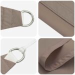 vidaXL Slnečná plachta Sivohnedá 6 x 2 m 100% polyester Oxford – Obrázok 4