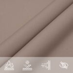 vidaXL Slnečná plachta Sivohnedá 6 x 2 m 100% polyester Oxford – Obrázok 6