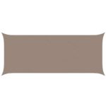 vidaXL Slnečná plachta Sivohnedá 6 x 2,5 m 100% polyester Oxford – Obrázok 2