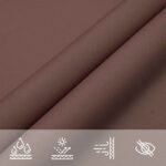vidaXL Slnečná plachta Hnedá 6 x 2 m 100% polyester Oxford – Obrázok 6