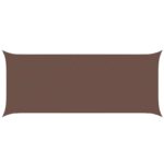 vidaXL Slnečná plachta Hnedá 6 x 2,5 m 100% polyester Oxford – Obrázok 2