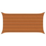 vidaXL Slnečná plachta Oranžová a hnedá 4 x 2 m 100% polyester Oxford – Obrázok 2